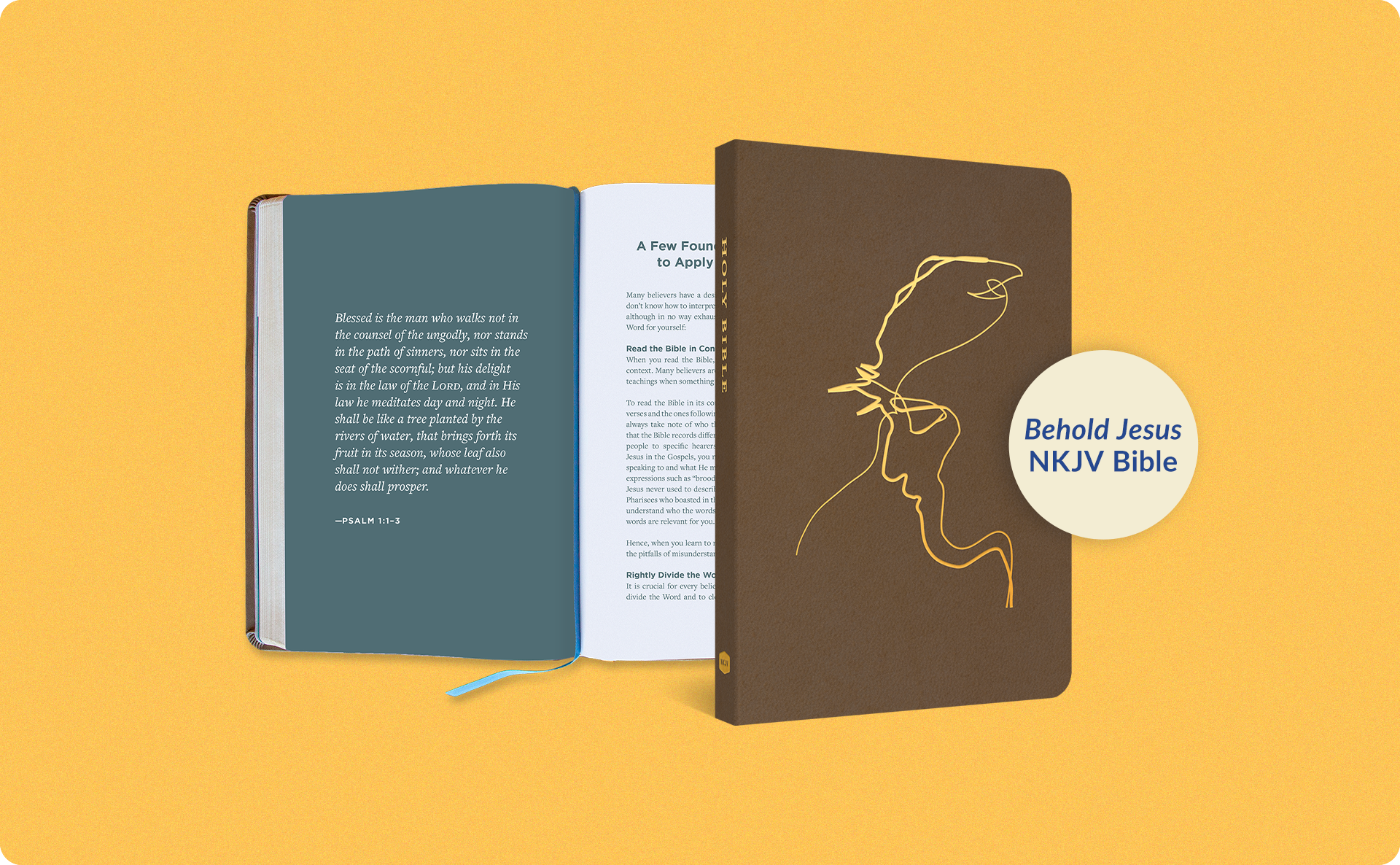 Limited-edition Behold Jesus NKJV Bible